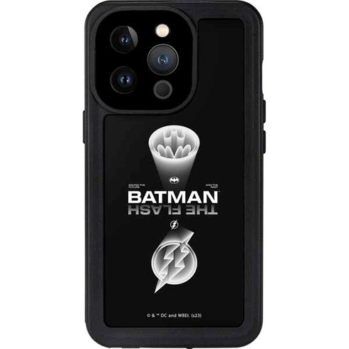 DC Comics The Flash Movie: Batman Flash Future & Past iPhone 14 Pro Waterproof Case