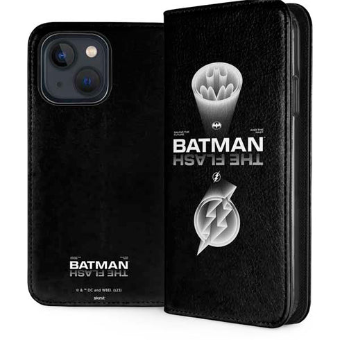 DC Comics The Flash Movie: Batman Flash Future & Past iPhone 15 Folio Case