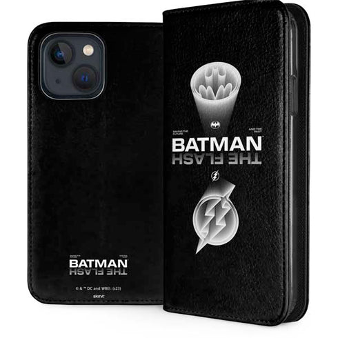 DC Comics The Flash Movie: Batman Flash Future & Past iPhone 15 Plus Folio Case