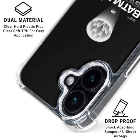 DC Comics The Flash Movie: Batman Flash Future & Past iPhone 16 Clear Case