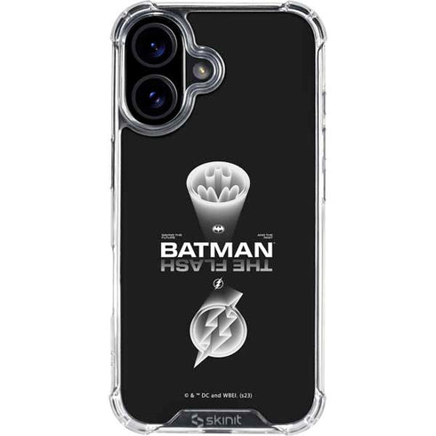 DC Comics The Flash Movie: Batman Flash Future & Past iPhone 16 Plus Clear Case