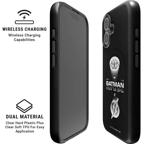 DC Comics The Flash Movie: Batman Flash Future & Past iPhone 16 Plus Magsafe Impact Case