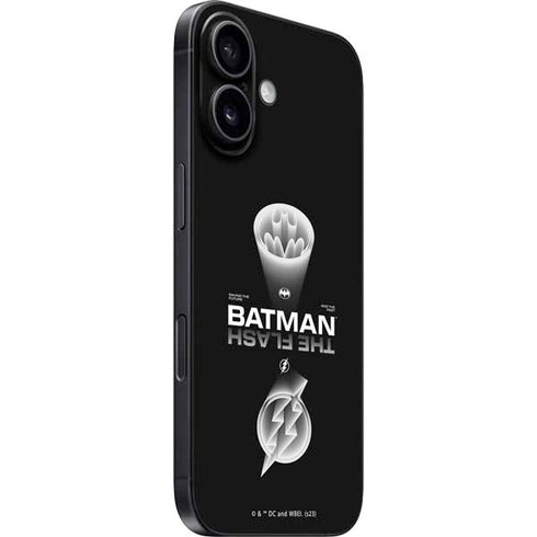 DC Comics The Flash Movie: Batman Flash Future & Past iPhone 16 Plus Skin