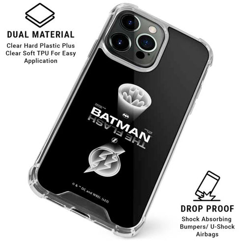 DC Comics The Flash Movie: Batman Flash Future & Past iPhone 16 Pro Max Clear Case