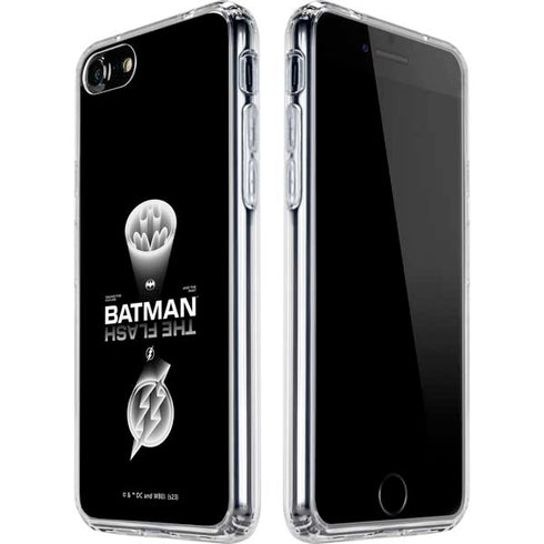 DC Comics The Flash Movie: Batman Flash Future & Past iPhone SE (2nd & 3rd Gen) Clear Case