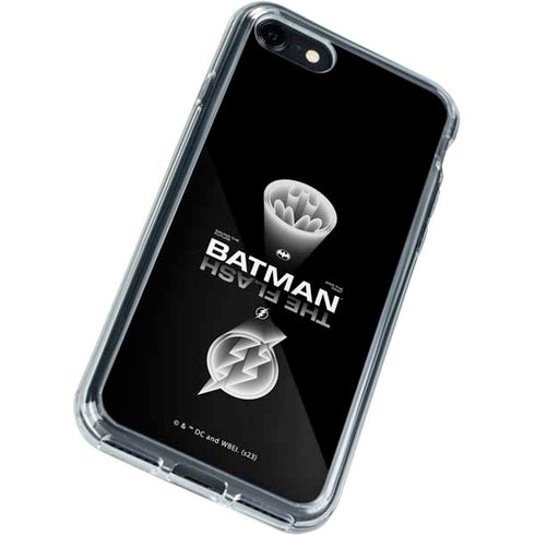 DC Comics The Flash Movie: Batman Flash Future & Past iPhone SE (2nd & 3rd Gen) Clear Case