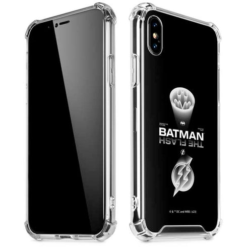 DC Comics The Flash Movie: Batman Flash Future & Past iPhone X/XS Clear Case