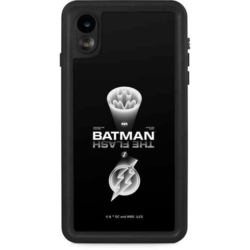 DC Comics The Flash Movie: Batman Flash Future & Past iPhone XR Waterproof Case
