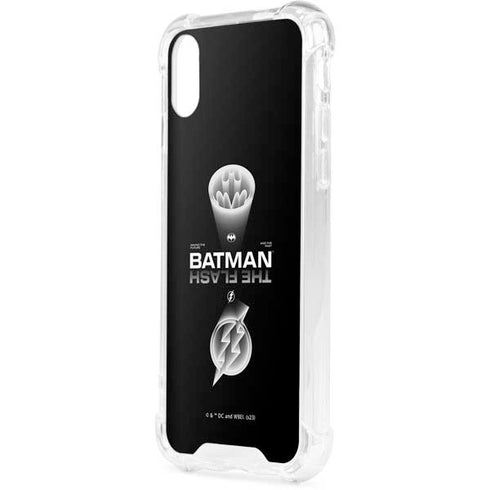 DC Comics The Flash Movie: Batman Flash Future & Past iPhone XS Clear Case