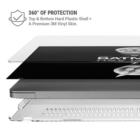 DC Comics The Flash Movie: Batman Flash Future & Past MacBook Pro 14in (2021-24) Case plus Skin