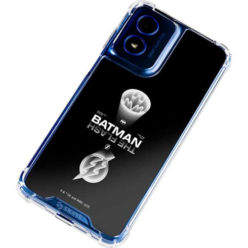 DC Comics The Flash Movie: Batman Flash Future & Past Moto G Play 4G (2024) Clear Case