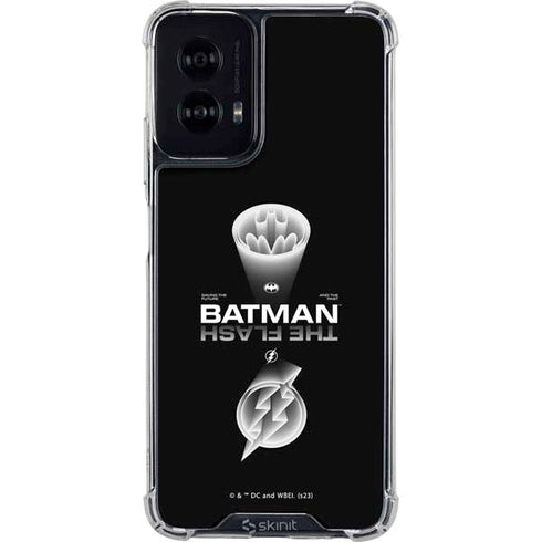 DC Comics The Flash Movie: Batman Flash Future & Past Moto G Power 5G (2024) Clear Case