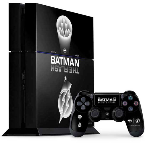DC Comics The Flash Movie: Batman Flash Future & Past PS4 Console and Controller Bundle Skin