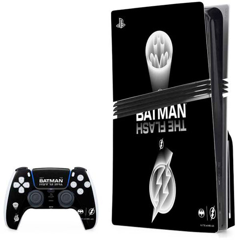 DC Comics The Flash Movie: Batman Flash Future & Past PS5 Pro Disk Bundle Skin