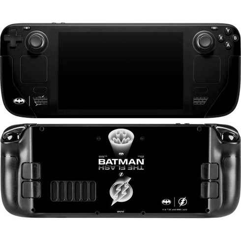 DC Comics The Flash Movie: Batman Flash Future & Past Steam Deck Handheld Gaming Computer OLED Skin
