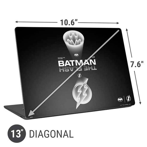 DC Comics The Flash Movie: Batman Flash Future & Past Universal Laptop 13in (10.6 x 7.6in) Skin