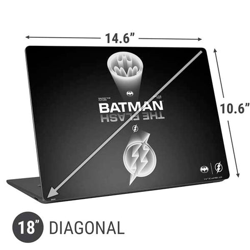 DC Comics The Flash Movie: Batman Flash Future & Past Universal Laptop 18in (14.6 x 10.6in) Skin