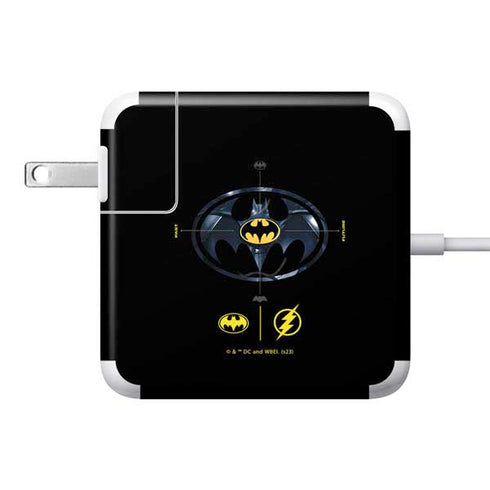 DC Comics The Flash Movie: Batman Multiverse Logos 85W Power Adapter (15 and 17 inch MacBook Pro Charger) Skin