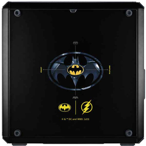 DC Comics The Flash Movie: Batman Multiverse Logos Cooler Master MasterBox Q300L Mini Tower Skin
