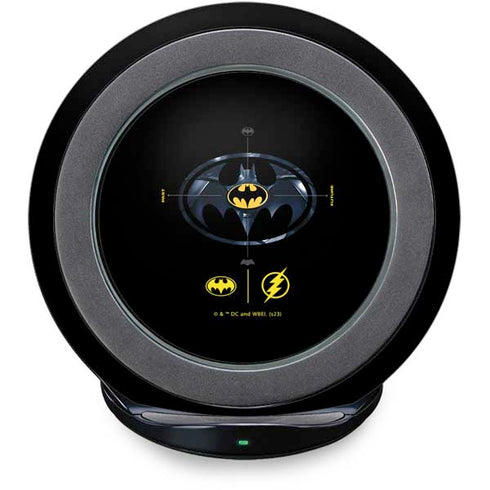 DC Comics The Flash Movie: Batman Multiverse Logos Fast Charge Wireless Charging Stand Skin