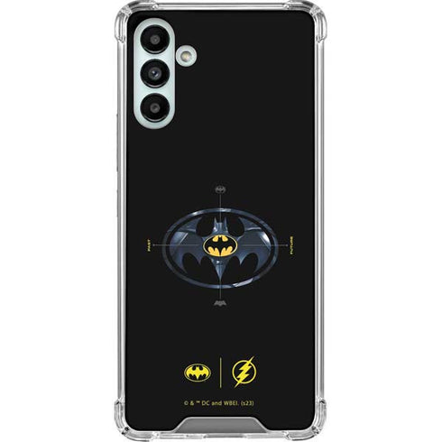 DC Comics The Flash Movie: Batman Multiverse Logos Galaxy A13 5G Clear Case