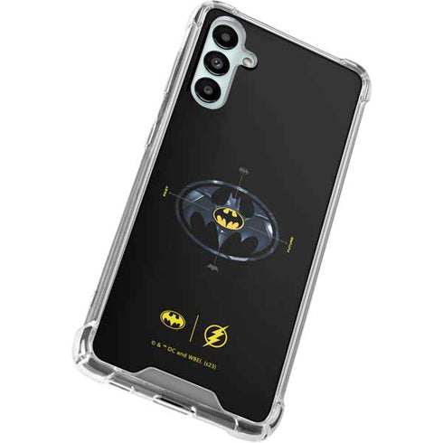DC Comics The Flash Movie: Batman Multiverse Logos Galaxy A14 5G Clear Case