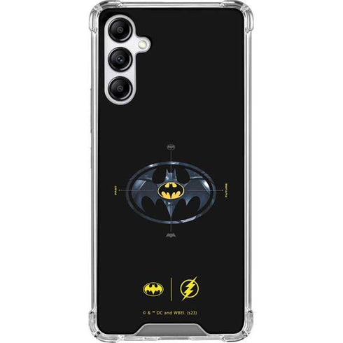 DC Comics The Flash Movie: Batman Multiverse Logos Galaxy A14 5G Clear Case
