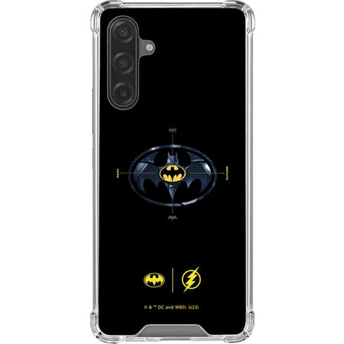 DC Comics The Flash Movie: Batman Multiverse Logos Galaxy A17 Clear Case