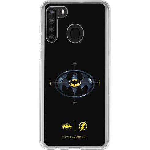 DC Comics The Flash Movie: Batman Multiverse Logos Galaxy A21 Clear Case