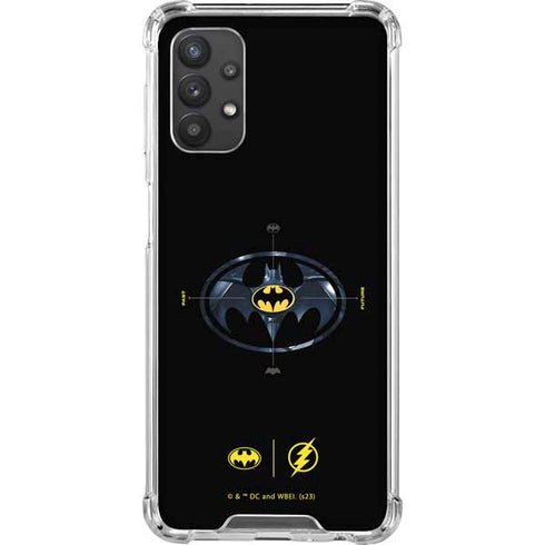 DC Comics The Flash Movie: Batman Multiverse Logos Galaxy A32 5G Clear Case