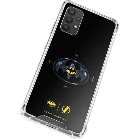 DC Comics The Flash Movie: Batman Multiverse Logos Galaxy A32 5G Clear Case