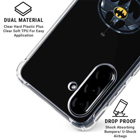 DC Comics The Flash Movie: Batman Multiverse Logos Galaxy A36 5G Clear Case