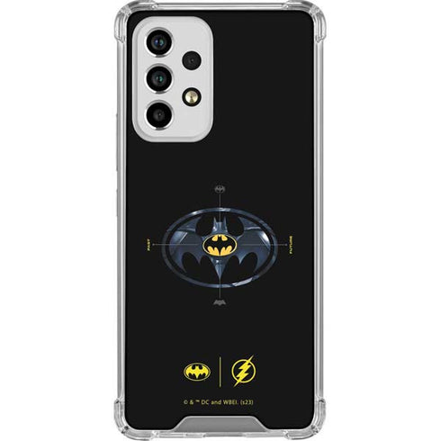 DC Comics The Flash Movie: Batman Multiverse Logos Galaxy A53 5G Clear Case