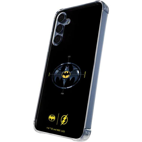DC Comics The Flash Movie: Batman Multiverse Logos Galaxy A55 5G Clear Case