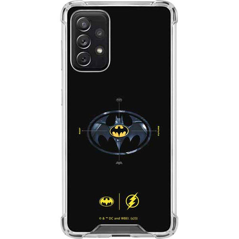 DC Comics The Flash Movie: Batman Multiverse Logos Galaxy A72 5G Clear Case