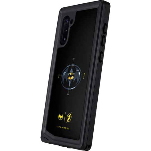 DC Comics The Flash Movie: Batman Multiverse Logos Galaxy Note 10 Waterproof Case