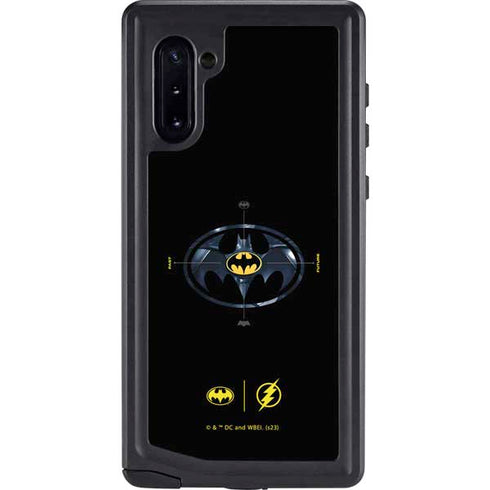 DC Comics The Flash Movie: Batman Multiverse Logos Galaxy Note 10 Waterproof Case