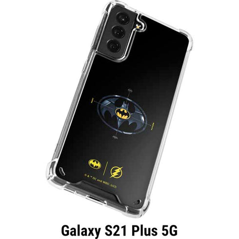 DC Comics The Flash Movie: Batman Multiverse Logos Galaxy S21 Plus 5G Clear Case
