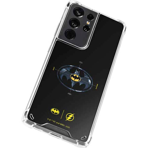 DC Comics The Flash Movie: Batman Multiverse Logos Galaxy S21 Ultra 5G Clear Case