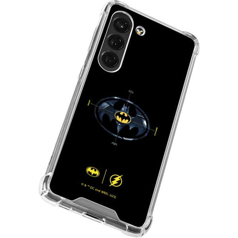 DC Comics The Flash Movie: Batman Multiverse Logos Galaxy S23 Clear Case