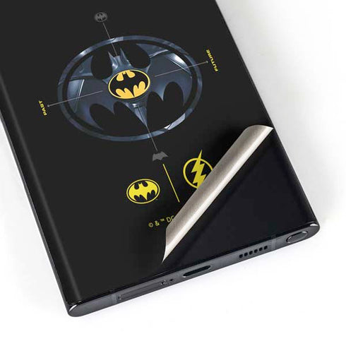 DC Comics The Flash Movie: Batman Multiverse Logos Galaxy Skins