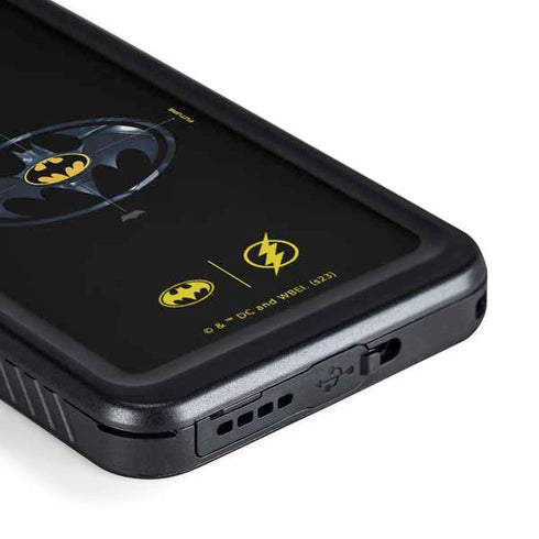 DC Comics The Flash Movie: Batman Multiverse Logos Galaxy S23 Waterproof Case