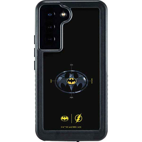 DC Comics The Flash Movie: Batman Multiverse Logos Galaxy S24 Plus Waterproof Case