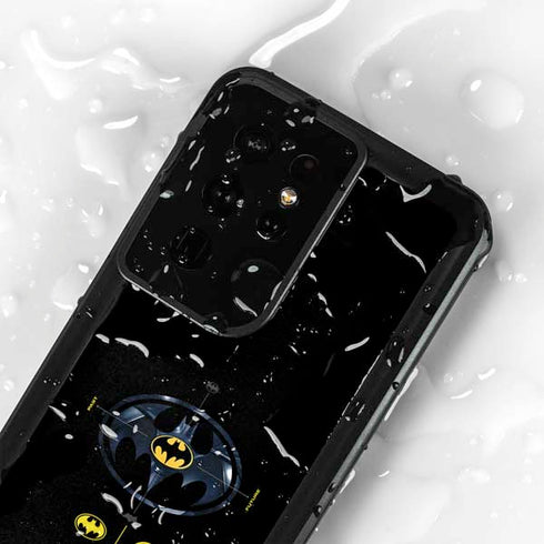 DC Comics The Flash Movie: Batman Multiverse Logos Galaxy S24 Ultra Waterproof Case