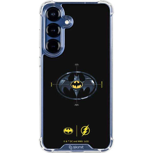DC Comics The Flash Movie: Batman Multiverse Logos Galaxy S25 Clear Case