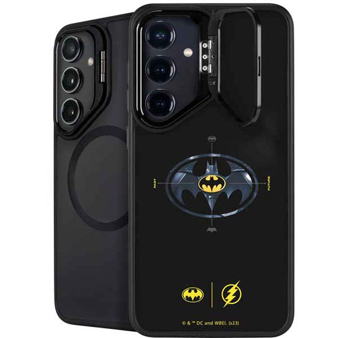 DC Comics The Flash Movie: Batman Multiverse Logos Galaxy S25 FE Kickstand Case
