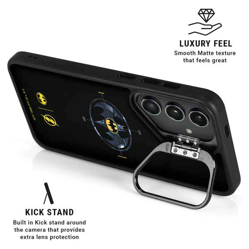 DC Comics The Flash Movie: Batman Multiverse Logos Galaxy S25 FE Kickstand Case