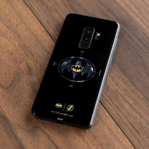 DC Comics The Flash Movie: Batman Multiverse Logos Galaxy S9 Plus Skin