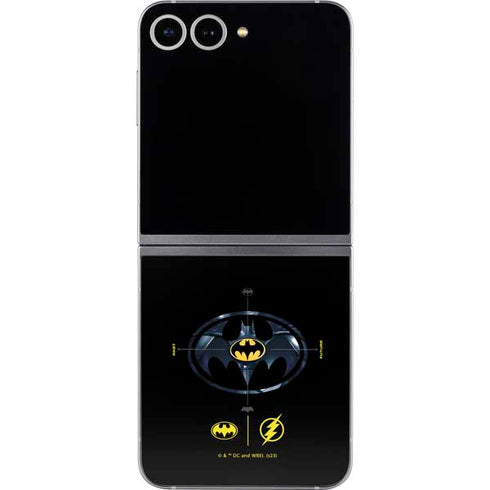 DC Comics The Flash Movie: Batman Multiverse Logos Galaxy Z Flip6 Skin