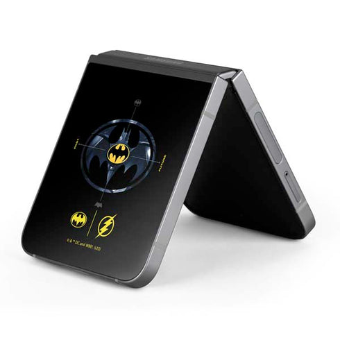 DC Comics The Flash Movie: Batman Multiverse Logos Galaxy Z Flip6 Skin